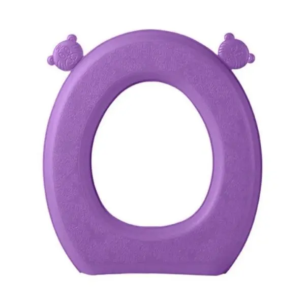 Toilet Seat Cover Waterproof Sticky Solid Color Skin-friendly Soft Thicker Home Bathroom Accessories - Image 5