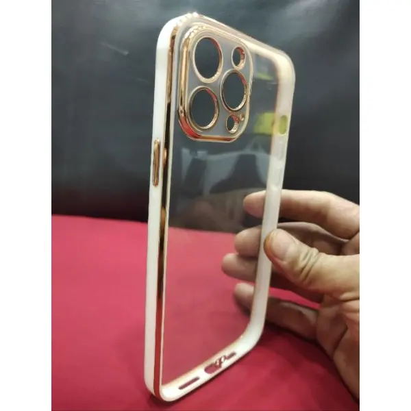 iPhone 12 Pro & 13 Pro Transparent Anti Yellow Phone Case, Clear Protection Back Cover - Image 5