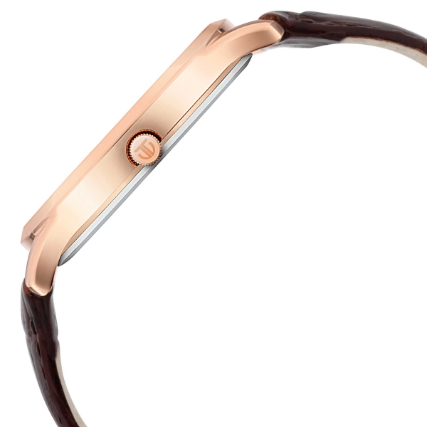 Titan Rose Gold Dial Analog with Date Leather Strap watch for Men - Image 3