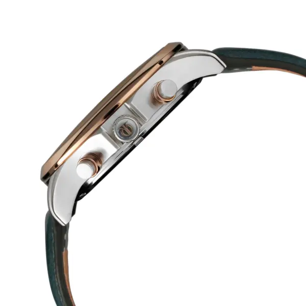 Titan Maritime White Dial Leather Strap Chronograph Watch for Men - Image 4