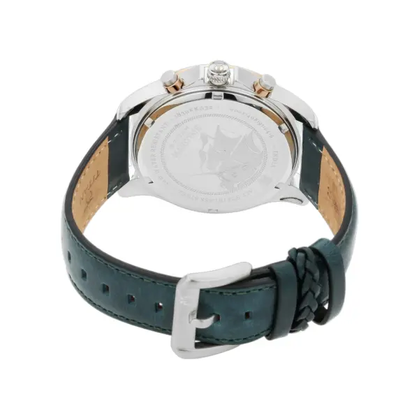 Titan Maritime White Dial Leather Strap Chronograph Watch for Men - Image 5