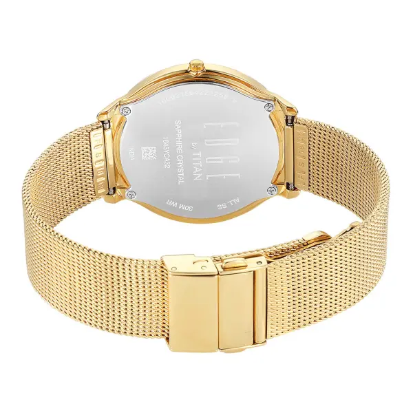 Titan Edge Slim Stainless Steel Strap White Dial Analog Watch for Men - Image 6