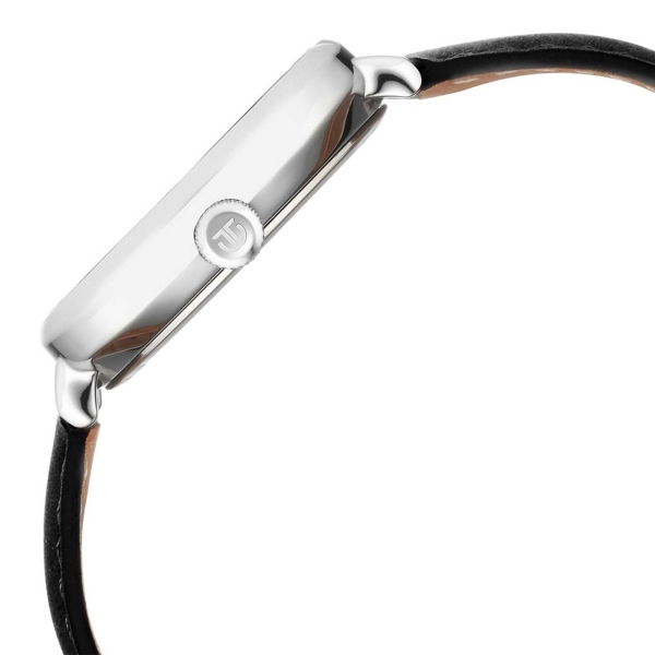 Titan Neo Curve Quartz Analog Anthracite Dial Black Leather Strap Watch for Men - Image 4