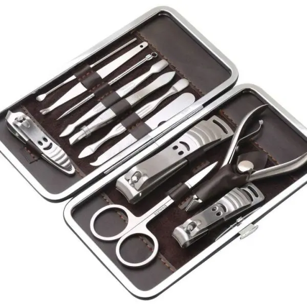 19 In 1 Nail Clipper Set Nails Manicure Tools Pedicure Knife Scissors Nail Care Nipper Cutter Cuticle Grooming Kit With Case samayara suppliers - Image 3