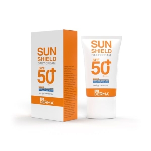 101 Derma Sun Sheild Daily Cream SPF50+ Mousture Boost with Hyaluronic Acid 50ml by Genuine Collection