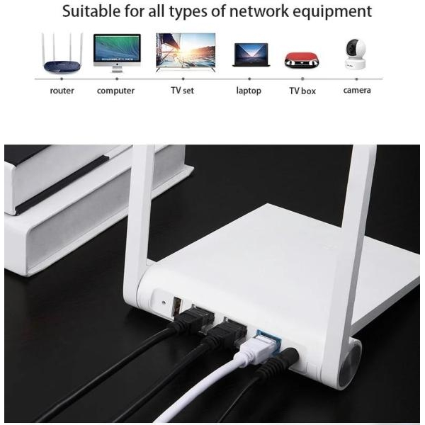 1.5m Router Internet Patch Lead LAN Ethernet Network Cable - Image 4