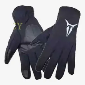 Windproof And Water Repellent Inside Fur Gloves With Touchscreen For Bike Rider