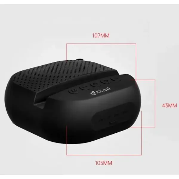 Kisonli T5 High Tech Waterproof Smart Quality Wireless Phone Holder Speaker - Image 2