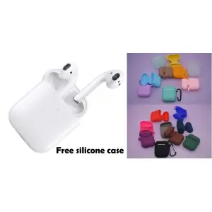 Earbuds 1/2 Generation With One Silicone Full Protection Case Free Color May Vary