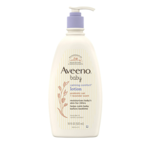 Aveeno Baby Calming Comfort Moisturizing Bedtime Body Lotion for Baby and Toddler, 18 fl oz