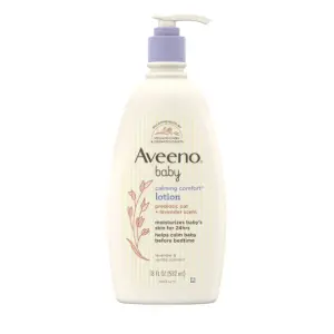 Aveeno Baby Calming Comfort Moisturizing Bedtime Body Lotion for Baby and Toddler, 18 fl oz