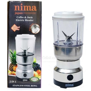 Nima 2 In 1 Stainless Steel Electric Blender Grinder NM-8300 300W