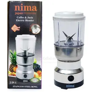 Nima 2 In 1 Stainless Steel Electric Blender Grinder NM-8300 300W