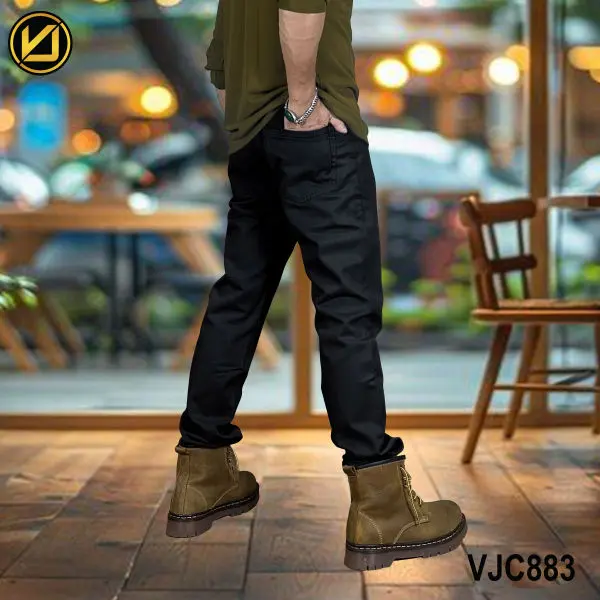 VIRJEANS (VJC883) Cotton Soft Jeans Pant For Men-Black - Image 5