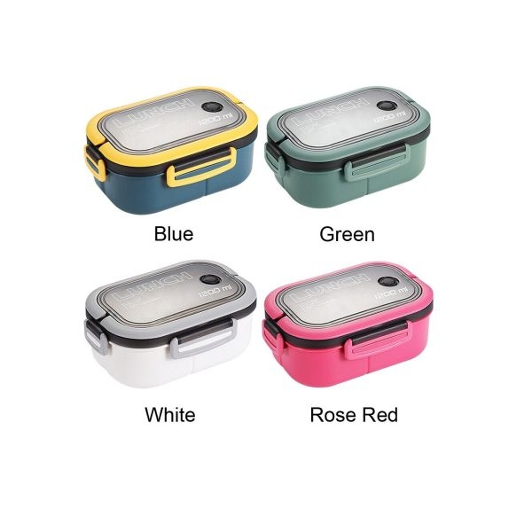 Microwave Safe 6 Partition Leak Proof Lunch Box- 1200ml - Image 4
