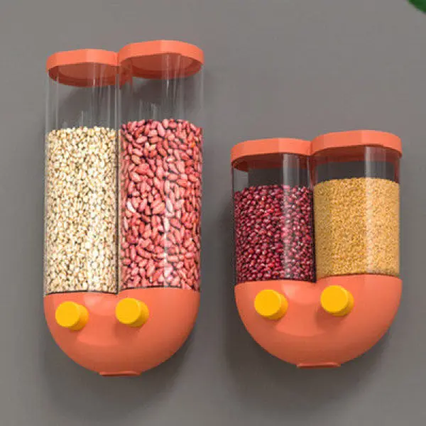 Transparent Sealed Storage Box Grains Food Storage Tank Household Kitchen Cans Containers Dry Cereals Box Rice Bean Dispenser - Image 4