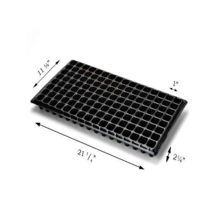 2 Pcs Seedling Tray 128 Holes 150 Grams Weight
