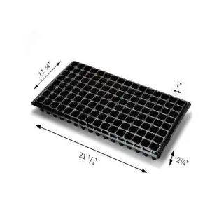 2 Pcs Seedling Tray 128 Holes 150 Grams Weight