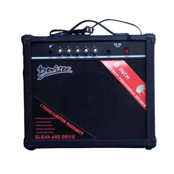 Deviser TB-30 Bass Amplifier (30 Watts)-Black