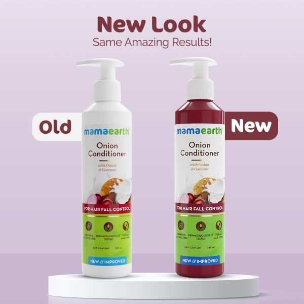 Mamaearth Onion Conditioner for Hair Growth & Hair Fall Control with Coconut Oil 250ml - Image 5