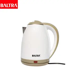 BALTRA Electric Cordless Kettle | Power | 1.8 L | 360° cordless kettle | Cool touch double layer body | Genuine SS 304 inner layer | Concealed heating element | Cool touch handle with finger  protector | Boil dry protection | 1100 W | 12 Months Warranty
