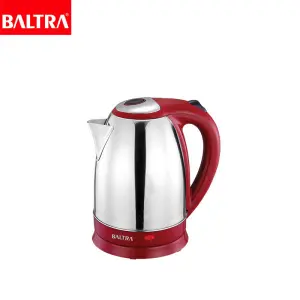 BALTRA Electric Cordless Kettle | Active  | 1.8 Ltr | 360° cordless kettle | Concealed heating element | SS 304 body | Cool touch handle with finger  protector | Boil dry protection | Auto cut off function | 1100 W | 12 Months warranty