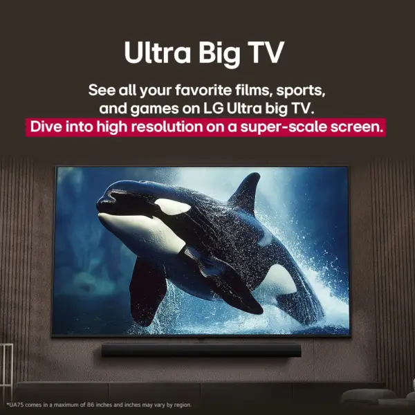 LG 65 Inch 4K Ultra HD Smart LED TV - Image 6