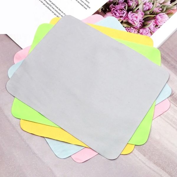 1pc Imitation Buckskin Cloth Kitchen Towel Absorbent Lint-free Kitchen Dish Cloth Car Wash Glasses Wipes Household Cleaning Rag - Image 3
