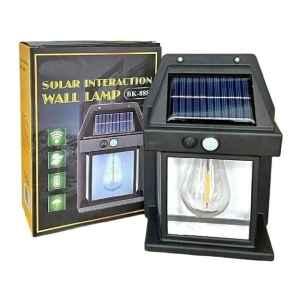 1PCS LED Solar Wall Lamp Outdoor Waterproof Up And Down Luminous Lighting Garden Decoration Solar Lights Stairs Fence Sunlight Lamp