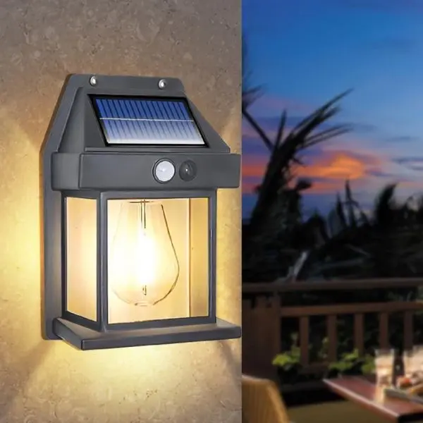 1PCS LED Solar Wall Lamp Outdoor Waterproof Up And Down Luminous Lighting Garden Decoration Solar Lights Stairs Fence Sunlight Lamp - Image 4