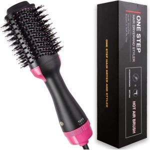1Piece of 3 In 1 Volumizer One Step Hair Dryer And Straight Hot Air Brush