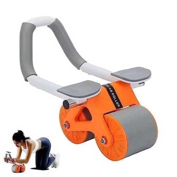 2 in 1 Auto Rebound Abdominal Wheel With Digital Display - Image 3