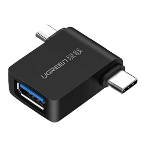 2 In 1 Micro USB + USB-C To USB 3.0 OTG Adapter
