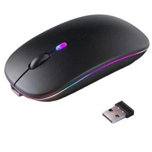 2 In 1 Rechargeable Bluetooth and 2.4G Wireless Mouse