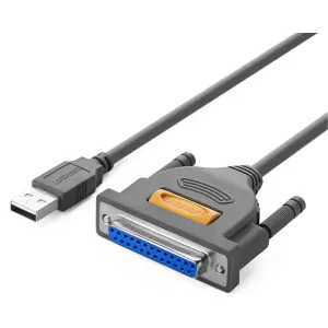 2 Mtr USB 2.0 A To DB25 Female Parallel Print Cable
