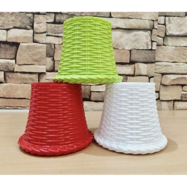 2 Pcs 8 Inch Shinning Flower Pot / Planter For Indoor Outdoor Garden - Image 2