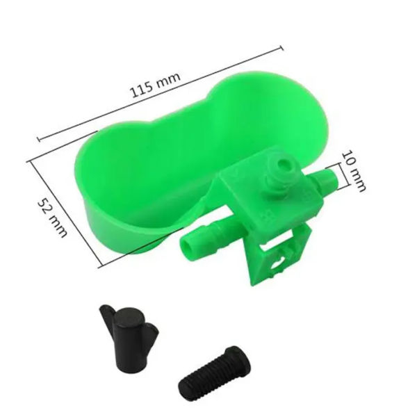 2 Pcs Double Cup Drinkers For Chicken, Ducks, Quails - Image 2