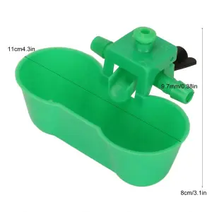 2 Pcs Double Cup Drinkers For Chicken, Ducks, Quails