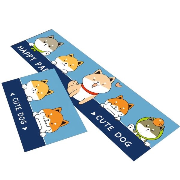2-Piece Elegant Kitchen Mat Set -Non-Slip, Absorbent, Easy-Clean Comfort (120x40cm & 60x40cm) - Image 5