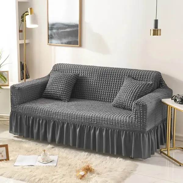 2 Seater 2 Seater 1 Seater- Stretchable Sofa Cover Set Available - Image 3