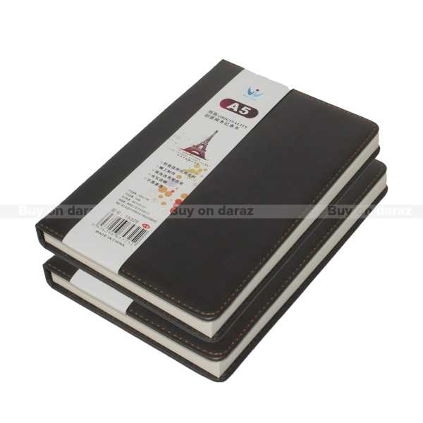 2 Set Of Brown A5 Post Card 144 Sheets Notebook - Image 2