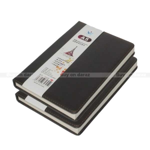 2 Set Of Brown A5 Post Card 144 Sheets Notebook
