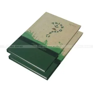 2 Set Of Multicolor Sr International Green Ecology Printed Hard Cover Notebook