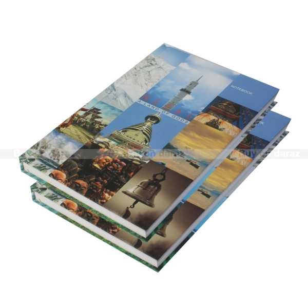 2 Set Of Multicolor Sr International Nepal A Land Of Gods Printed Notebook With Bookmark - Image 2