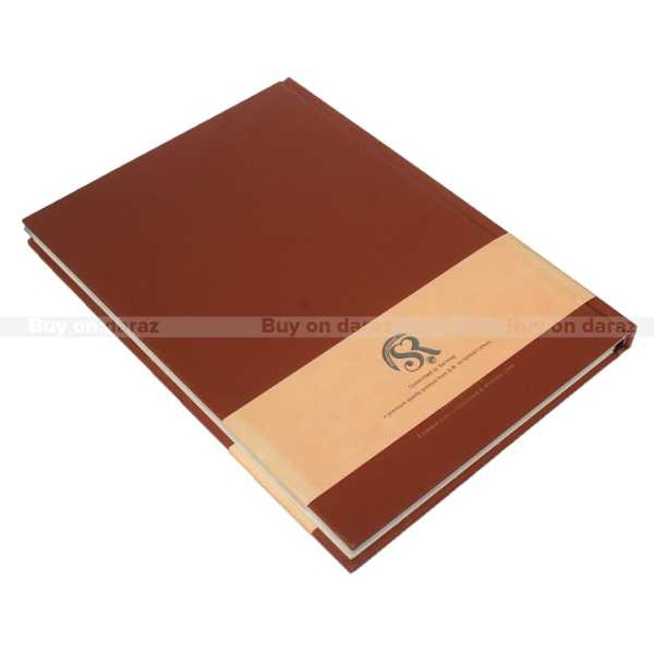 2 Setof Brown Sr International 224 Sheets Bookmark Hard Cover Notebook - Image 4