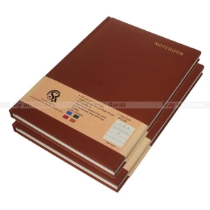 2 Setof Brown Sr International 224 Sheets Bookmark Hard Cover Notebook