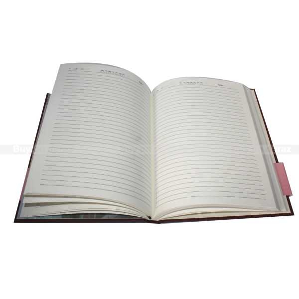 2 Setof Red Sr International 224 Sheets Bookmark Hard Cover Notebook - Image 3