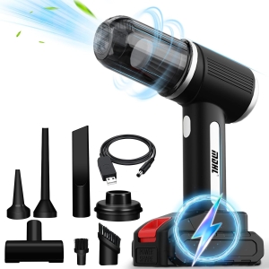 Electric Cordless 2 Speeds Adjustable Car Vacuum Cleaner (9000Pa)