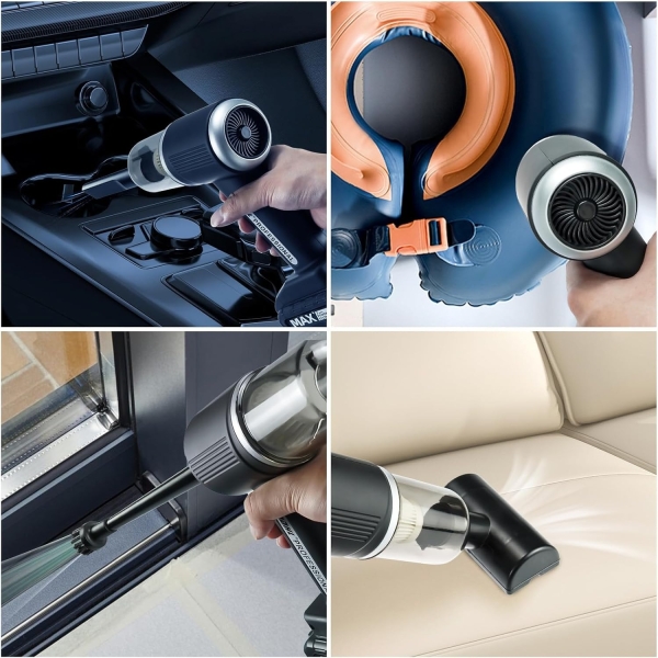 Electric Cordless 2 Speeds Adjustable Car Vacuum Cleaner (9000Pa) - Image 5