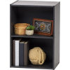 Large Space with Multiple Compartment Book Shelf in Black